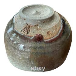 Vintage Japanese Asian Studio Pottery Wabi-Sabi Ceramic Glazed Chawan Tea Bowl