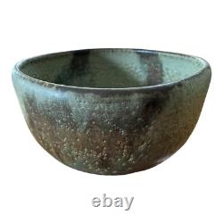 Vintage Japanese Asian Studio Pottery Wabi-Sabi Ceramic Glazed Chawan Tea Bowl