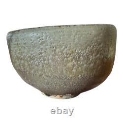 Vintage Japanese Asian Studio Pottery Wabi-Sabi Ceramic Glazed Chawan Tea Bowl