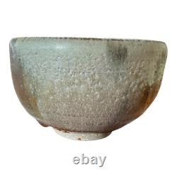 Vintage Japanese Asian Studio Pottery Wabi-Sabi Ceramic Glazed Chawan Tea Bowl