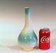 Vintage Japanese Studio Pottery Crystalline Ikebana Zen Bud Bottle Signed Vase