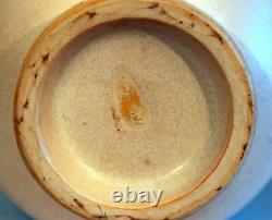 Vintage Japanese Studio Pottery Crystalline Ikebana Zen Bud Bottle Signed Vase