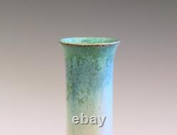 Vintage Japanese Studio Pottery Crystalline Ikebana Zen Bud Bottle Signed Vase