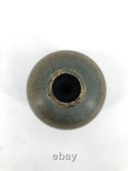 Vintage Japanese Studio Pottery Vase Signed Mashiko Shigaraki Style 6