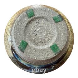 Vintage Japanese Studio Pottery Wabi-Sabi Glazed Chawan Tea Bowl