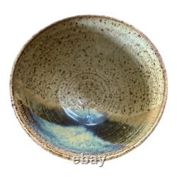 Vintage Japanese Studio Pottery Wabi-Sabi Glazed Chawan Tea Bowl