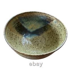 Vintage Japanese Studio Pottery Wabi-Sabi Glazed Chawan Tea Bowl