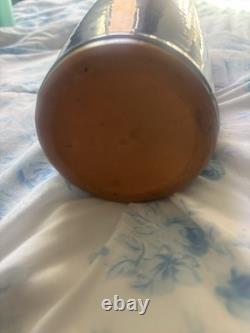 Vintage Japanese-Style Cobalt Blue Flambé Vase Studio Pottery