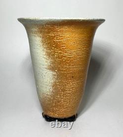 Vintage Japanese Style Studio Art Pottery 3-Foot Vase