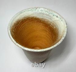 Vintage Japanese Style Studio Art Pottery 3-Foot Vase