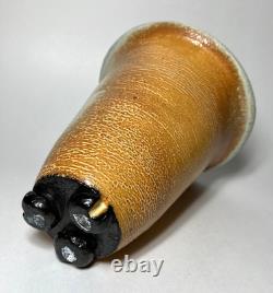 Vintage Japanese Style Studio Art Pottery 3-Foot Vase