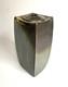 Vintage Japanese Style Studio Pottery Square Curved Bottle Vase