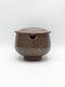 Vintage Jeff Oestreich Footed Sugar Jam Jar Unsigned Studio Art Pottery MCM