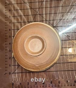 Vintage Joe Arnett Signed Studio Pottery Communion Set Chalice & Paten Cross XL