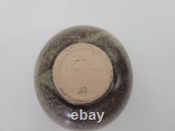 Vintage Johannes Andersen Studio Ceramic Art Pottery Bowl Blue Denmark MCM