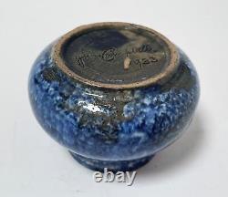 Vintage John Campbell Australian Studio Pottery Vase Signed 1933