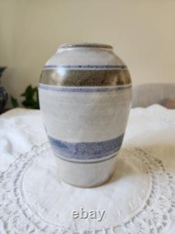 Vintage John Fassbinder Studio Pottery 7 Vase