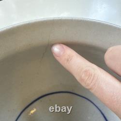 Vintage John Fassbinder Studio Pottery 8.75 Bowl Mixing/Serving, Has Crack