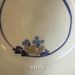 Vintage John Fassbinder Studio Pottery 8.75 Bowl Mixing/Serving, Has Crack