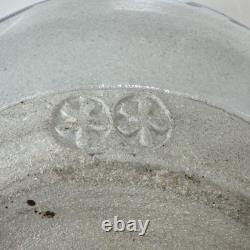 Vintage John Fassbinder Studio Pottery 8.75 Bowl Mixing/Serving, Has Crack