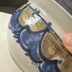 Vintage John Fassbinder Studio Pottery 8.75 Bowl Mixing/Serving, Has Crack