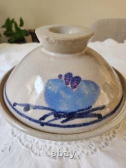 Vintage John Fassbinder Studio Pottery 8.75 Bowl With Lid
