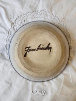 Vintage John Fassbinder Studio Pottery 8.75 Bowl With Lid