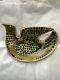 Vintage John Ffrench Arklow Studio Pottery Dove Bird Bowl Dish Scarce