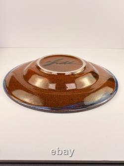 Vintage John Shedd studio art pottery 10 bowl artist signed
