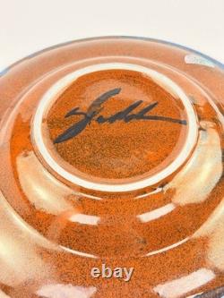 Vintage John Shedd studio art pottery 10 bowl artist signed