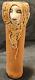 Vintage Jude Holdsworth 3 Faces Studio Pottery Vase 7.25 tall Spaghetti hair te