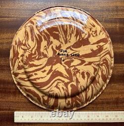 Vintage Jurg Lanzrein for Diane Love Studio Pottery Plate Charger 11 4 of 13