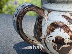 Vintage Ka Kwong Hui Studio Pottery Ewer Mid-Century Modern, Wax Resist Design