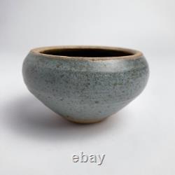 Vintage Karen Karnes Blue Speckled Studio Pottery Small Bowl 4.5d x 2.5h