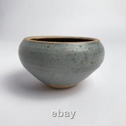 Vintage Karen Karnes Blue Speckled Studio Pottery Small Bowl 4.5d x 2.5h