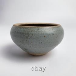 Vintage Karen Karnes Blue Speckled Studio Pottery Small Bowl 4.5d x 2.5h