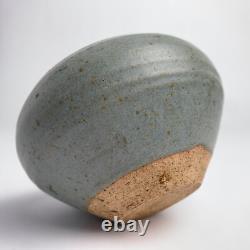 Vintage Karen Karnes Blue Speckled Studio Pottery Small Bowl 4.5d x 2.5h