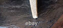 Vintage Ken Pick Signed Studio Art Pottery Abstract Footed Vase Signed MCM