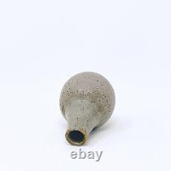 Vintage Kjeld & Erica Deichmann Studio Art Pottery Vase 3 Miniature NB Canada