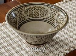 Vintage LOUIS MIDEKE Studio Pottery Bowl Listed Washington Ceramicist