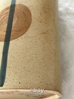 Vintage Lapid Israel Studio Pottery Large Abstract Vase #152 Signed