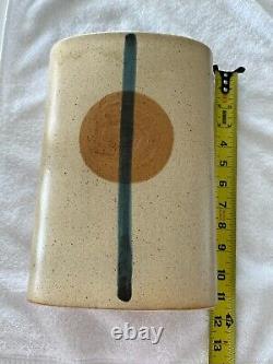 Vintage Lapid Israel Studio Pottery Large Abstract Vase #152 Signed