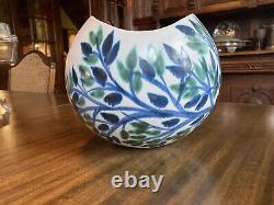 Vintage Large (Brenda) Andersen Design Studio Maine MCM Pottery Tree Vase Bowl