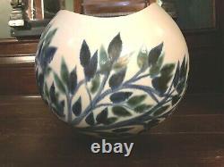 Vintage Large (Brenda) Andersen Design Studio Maine MCM Pottery Tree Vase Bowl