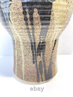 Vintage Large Noboru Kubo Japanese Canadian Studio Art Pottery Vase