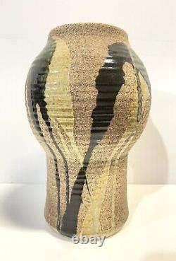 Vintage Large Noboru Kubo Japanese Canadian Studio Art Pottery Vase