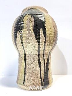 Vintage Large Noboru Kubo Japanese Canadian Studio Art Pottery Vase