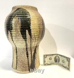 Vintage Large Noboru Kubo Japanese Canadian Studio Art Pottery Vase