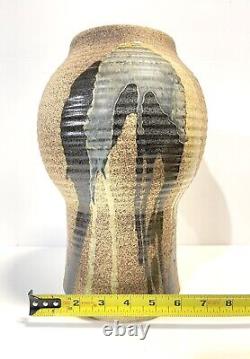 Vintage Large Noboru Kubo Japanese Canadian Studio Art Pottery Vase