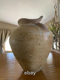 Vintage Large Studio CLAY Pottery Raku UNIQUEAMAZING